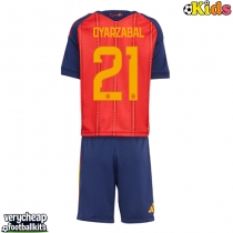 Spain Mikel Oyarzabal #21 Replica Home Minikit World Cup 2026 Short Sleeve (+ pants)